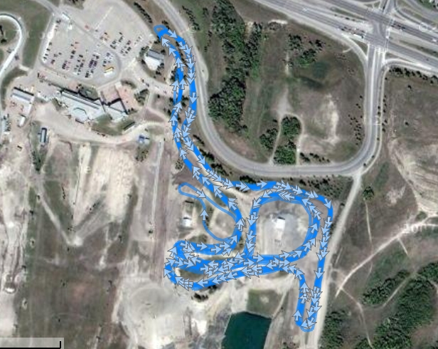 Nordic track at Canada Olympic Park