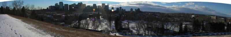 Downtown Calgary from SAIT